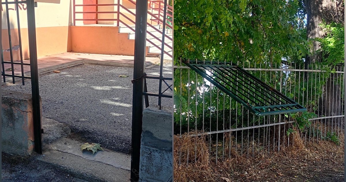 Βανδαλισμοί στο 1ο Δημοτικό Σχολείο Αμπελώνα